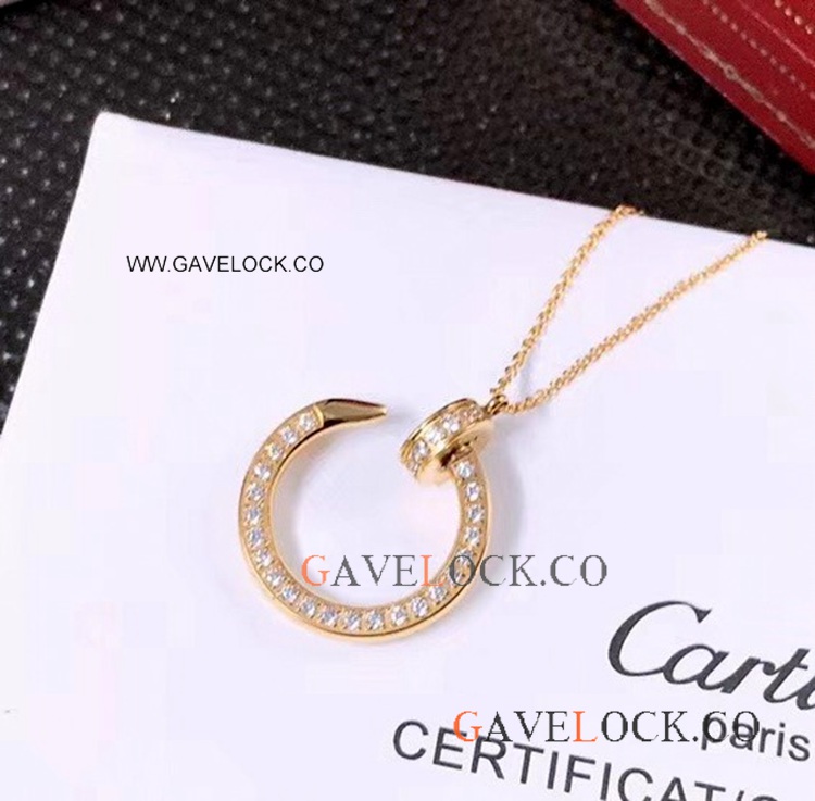 Diamond Cartier Nail Necklace - Best Juste Un Clou Replica